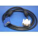 DVI-A HD15 VGA Cable Assembly 2 Meter 6.6ft ANALOG