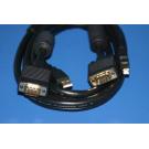 15FT Video HD15 Male to Male USB Type to USB Type B KVM Cable
