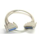 3FT DB25-Male to DB25-Female Cable Beige Extension
