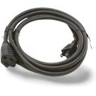 10FT Power Extension Cord 16 AWG NEMA 5-5P NEMA 5-15R