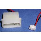 CPU Fan Intel Small 3-Wire to Molex 4-Wire Power Cable