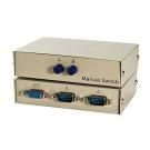 DB9 AB 2-Male 1-Female ports Switch Push Button