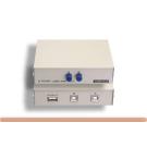 USB Switch PUSH BUTTON MANUAL AB 1A-2B Box