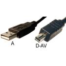 KONICA MINOLTA DIMAGE USB-500 Camera Cable 4pin 6FT D11
