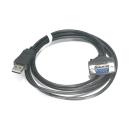 USB to DB9-Male Serial PORT Adapter FTDI Chipset 3FT