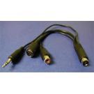 ATI All in Wonder MiniDin8 to 3 Head Video-Audio Cable