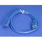 USB 3.0 SuperSpeed Micro-B Cable 3FT Blue