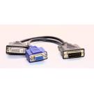 WYSE 920302-02L DVI-I Dual Link to DVI VGA Video Adapter Splitter Cable VXOL LE